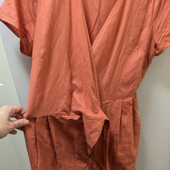 Grae Cove V-Neck Belted Cropped Jumpsuit - Picture 4 of 5